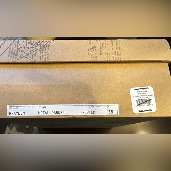 NIB Free People Brayden Western Boot US 7 EU 38 Pewter Silver - Picture 13 of 16